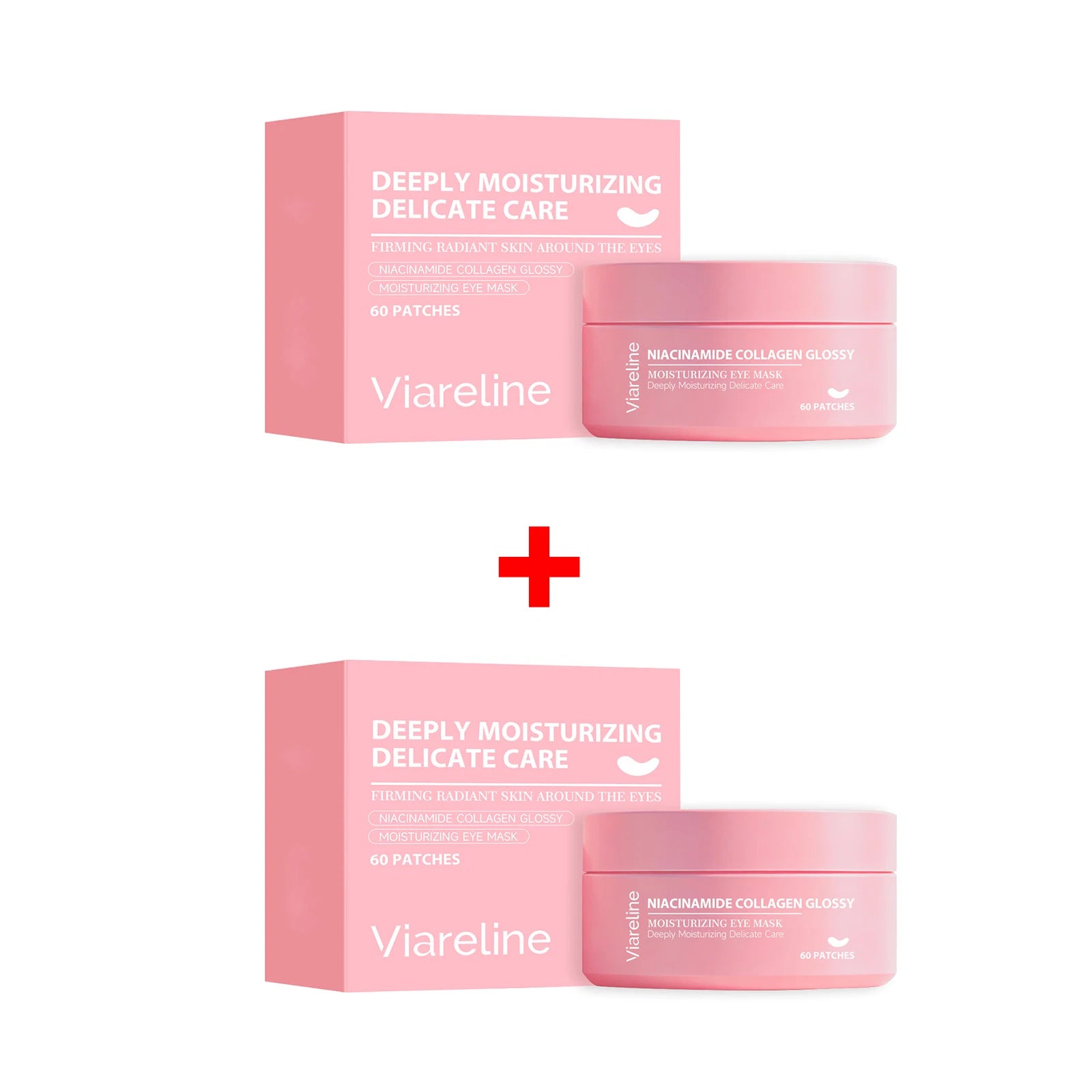 Niacinamide Collagen Eye Patches for Dark Circles, Puffiness & Fine Lines - 14