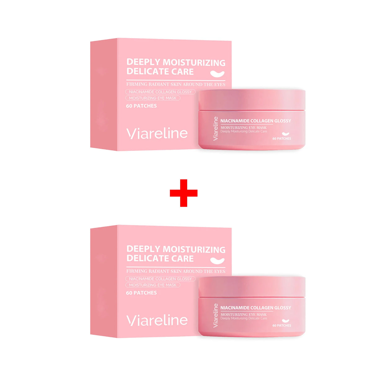 Niacinamide Collagen Eye Patches for Dark Circles, Puffiness & Fine Lines