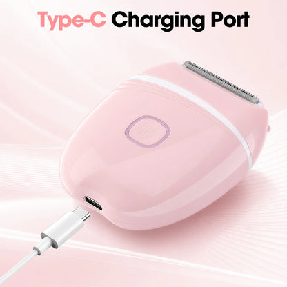 Electric Foil Shaver for Women – Rechargeable Cordless Body Hair Remover