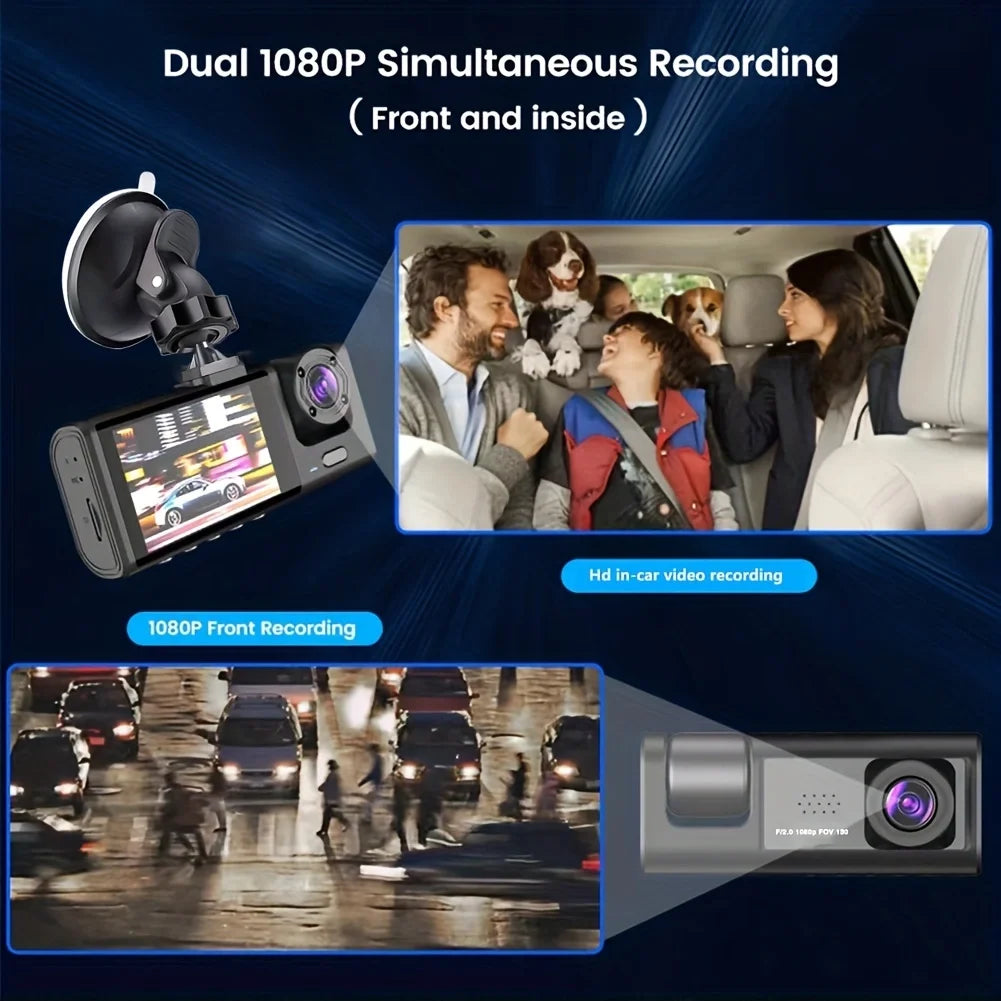 Dual Lens Dash Cam: 1080P HD Car Camera with Night Vision & Loop Recording - 4