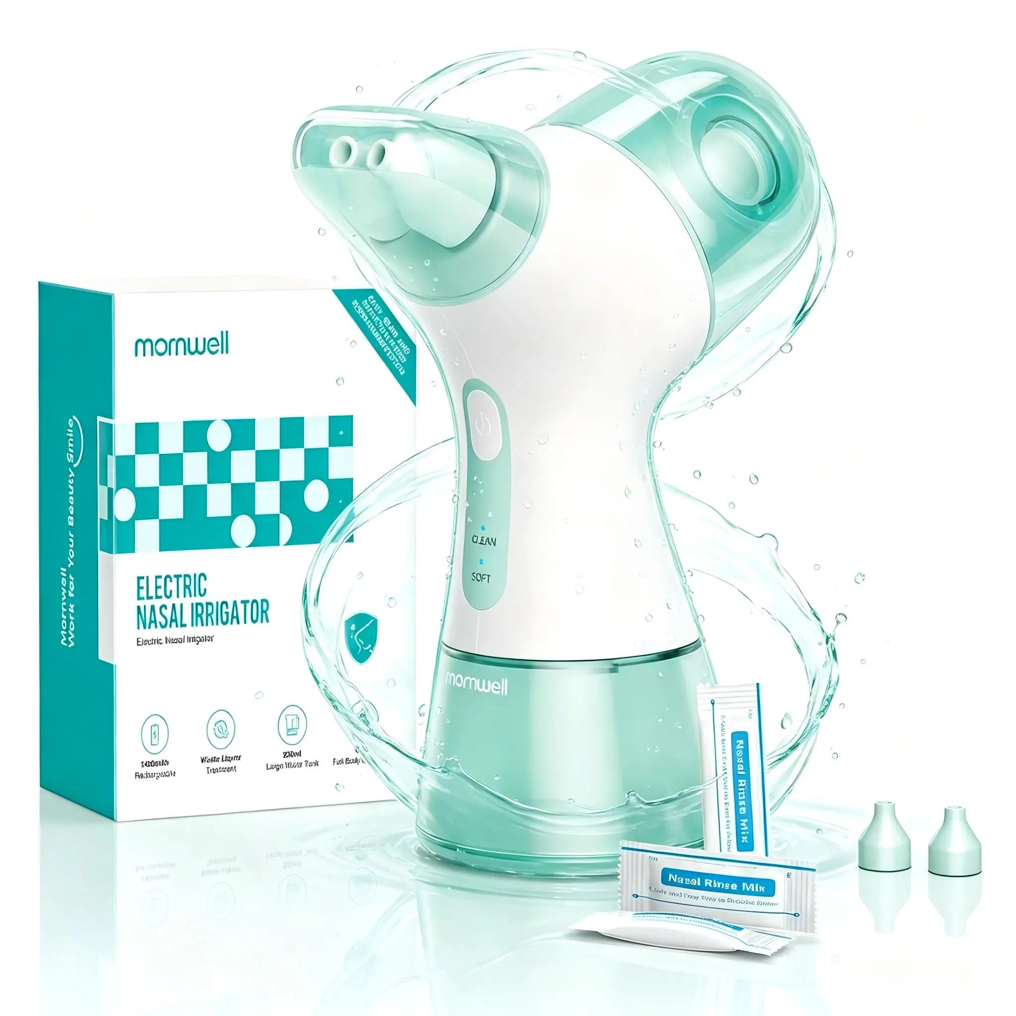 Electric Nasal Irrigator - Sinus Rinse Machine for Congestion Relief - 1