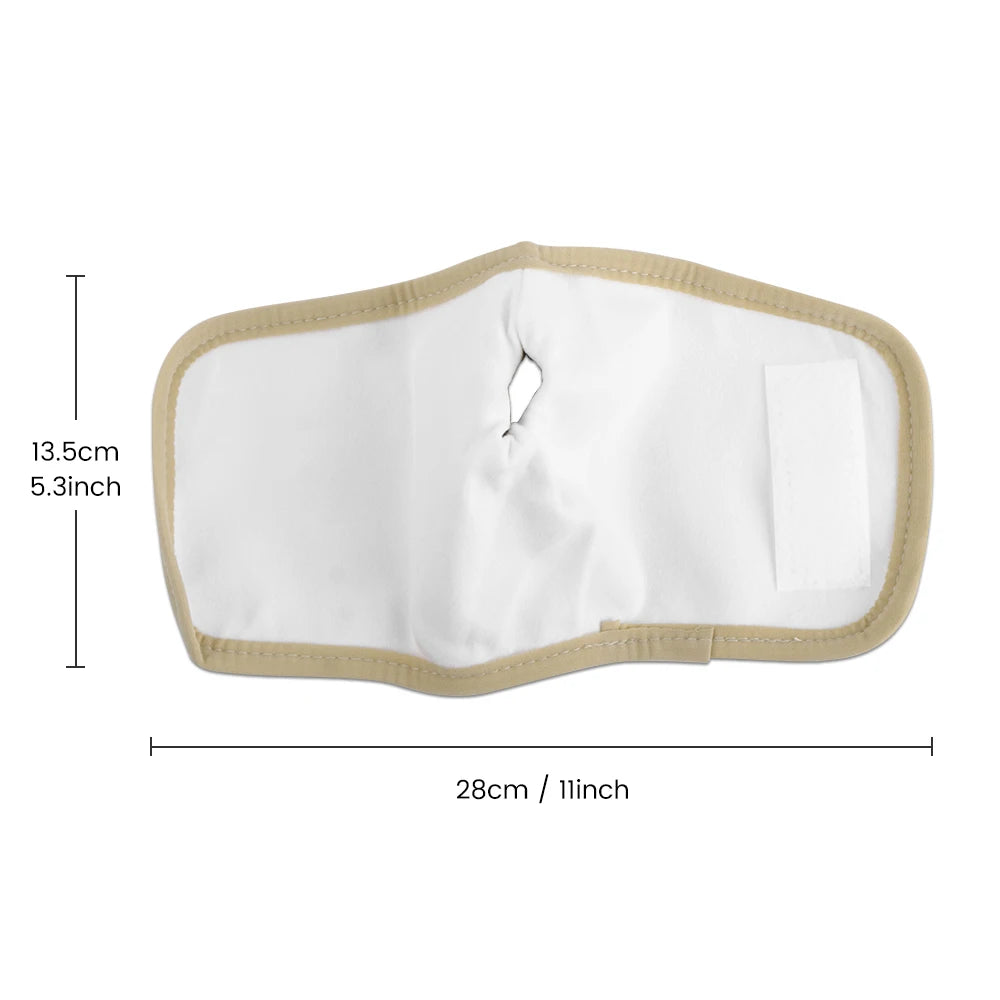 Reusable Organic Cotton Castor Oil Pack Wrap with Adjustable Strap - 34