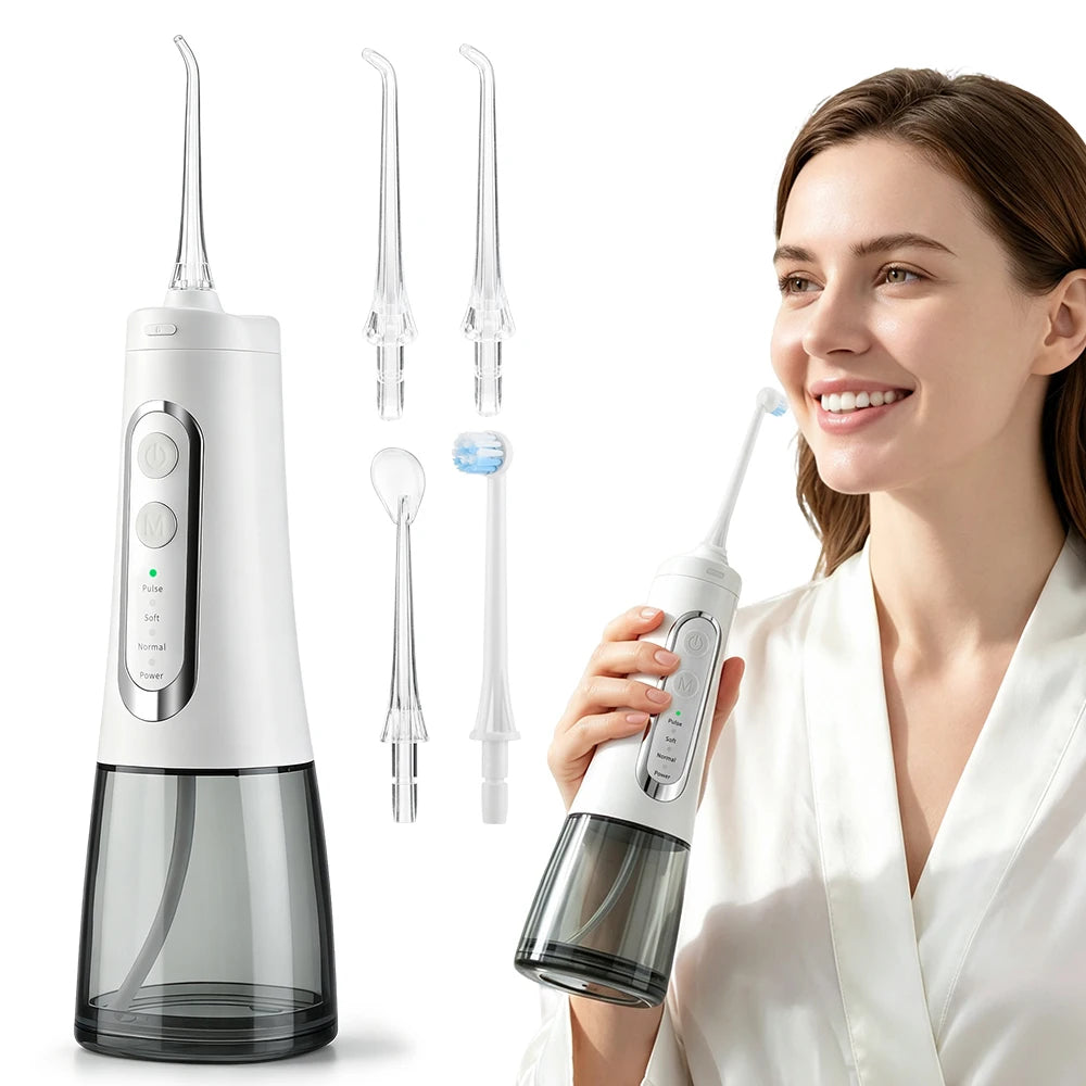 Professional Cordless Water Dental Flosser for Teeth Cleaning & Gum Health