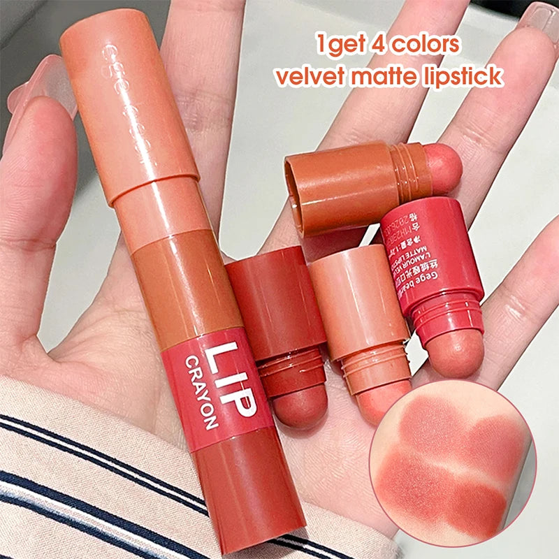 Matte Velvet Mist Lipstick - Long-Lasting Waterproof & Non-Stick Formula - 1
