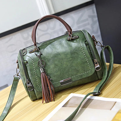Luxury Tassel Boston Tote