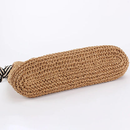 Luxury Woven Straw Beach Tote