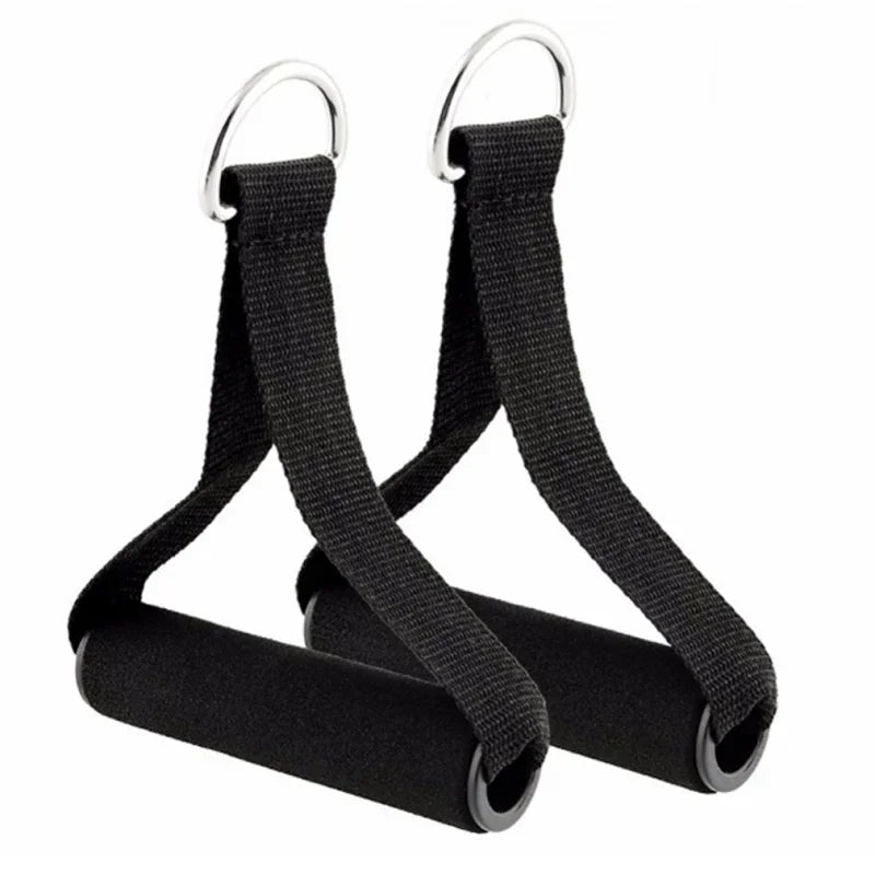 2PCS Heavy Duty Fitness Resistance Band Handles – Non-Slip Gym Grip Straps - 1