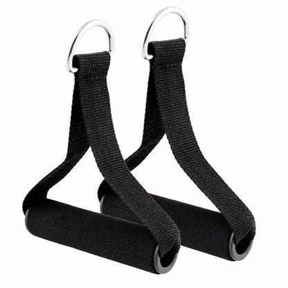 2PCS Heavy Duty Fitness Resistance Band Handles – Non-Slip Gym Grip Straps