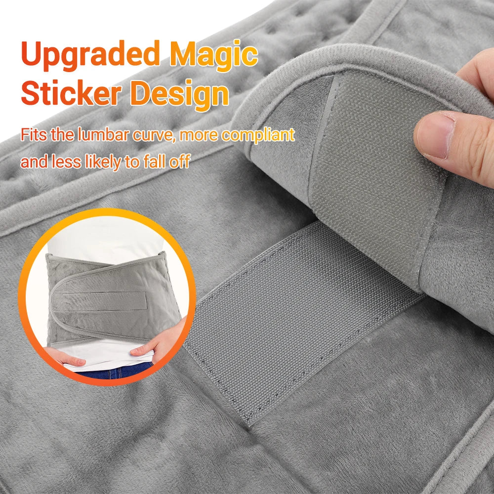 Electric Heating Pad for Back and Waist Pain Relief with Temperature Control - 8