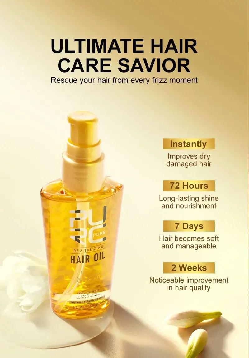 Amino Acid Revitalizing Hair Oil - Deep Nourishing & Frizz Control Treatment - 10