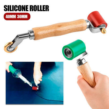 Silicone Seam Roller & Brass Penny Roller for PVC TPO EPDM Roofing Welding