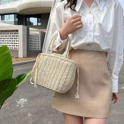 Luxury Handmade Straw Tote