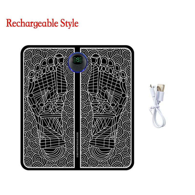 EMS Foot Massager Mat - Portable Electric Muscle Stimulation Therapy - 19