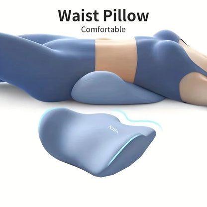 Ergonomic Memory Foam Lumbar Support Pillow for Office & Car Seat