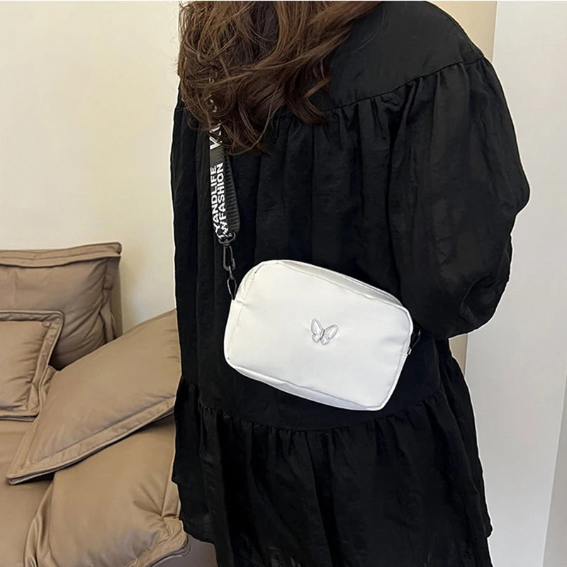 Luxury Quilted Nylon Crossbody Bag