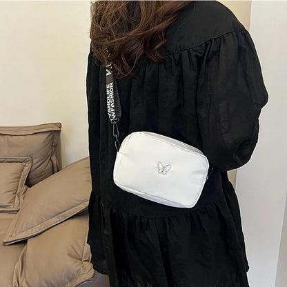 Luxury Quilted Nylon Crossbody Bag
