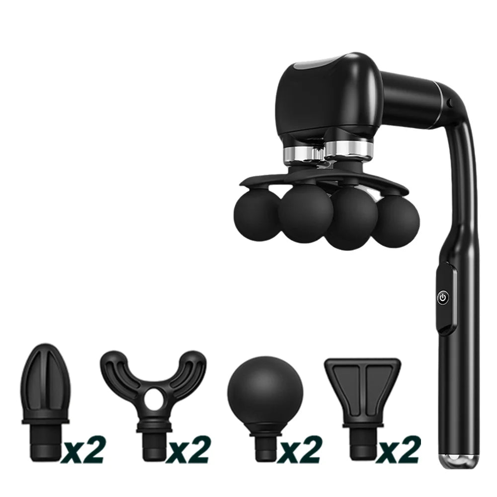 Deep Tissue Muscle Massage Gun with Detachable Handle - 19