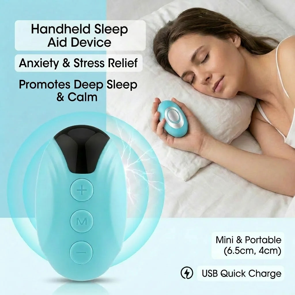 Portable Handheld Sleep Aid & Anxiety Relief Device with Micro-Current Therapy - 7