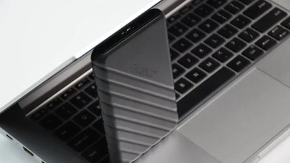2.5" SATA HDD SSD External Hard Drive Enclosure - USB 3.0/Type-C Adapter
