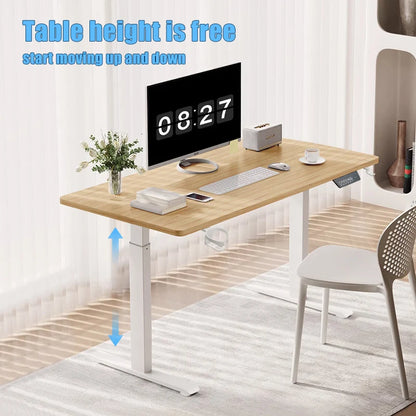 Electric Height Adjustable Standing Desk - Motorized Sit-Stand Home Office