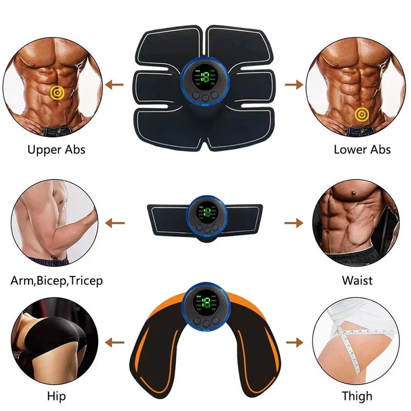 Wireless EMS Muscle Stimulator - Electric Abdominal & Hip Toning Trainer - 2