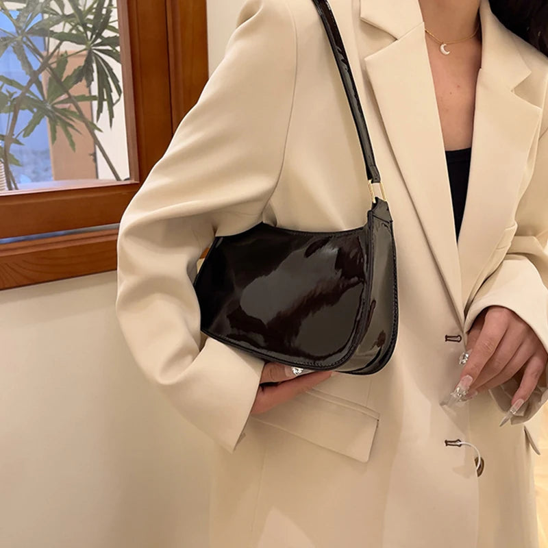 Luxury Retro PU Leather Hobo