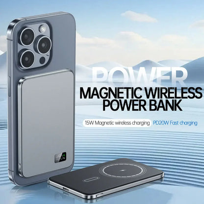 Magnetic Wireless Portable Power Bank - Fast Charging PD 25W for iPhone