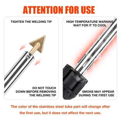 150W/50W Plastic Welder & Soldering Iron Kit - Car Bumper, Kayak & Dashboard Repair Tool