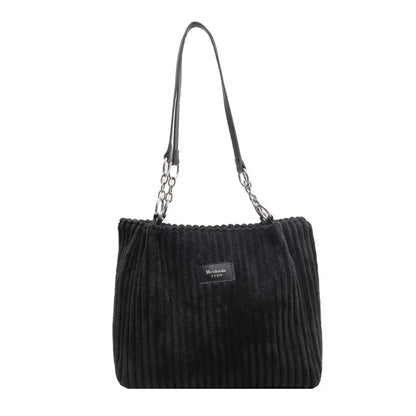 Luxury Casual Corduroy Tote