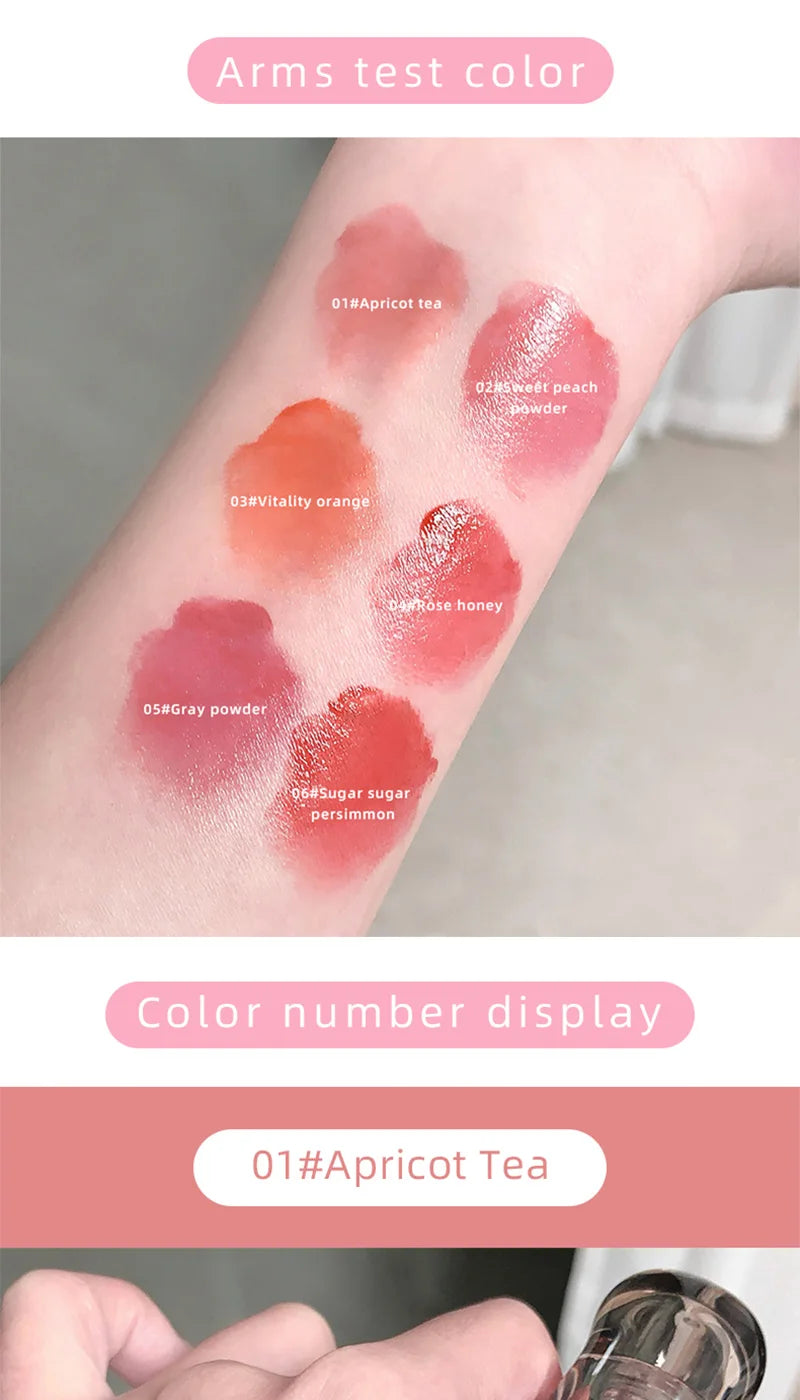 Crystal Gloss Hydrating Lip Tint - Long-Lasting Mirror Finish Plumper