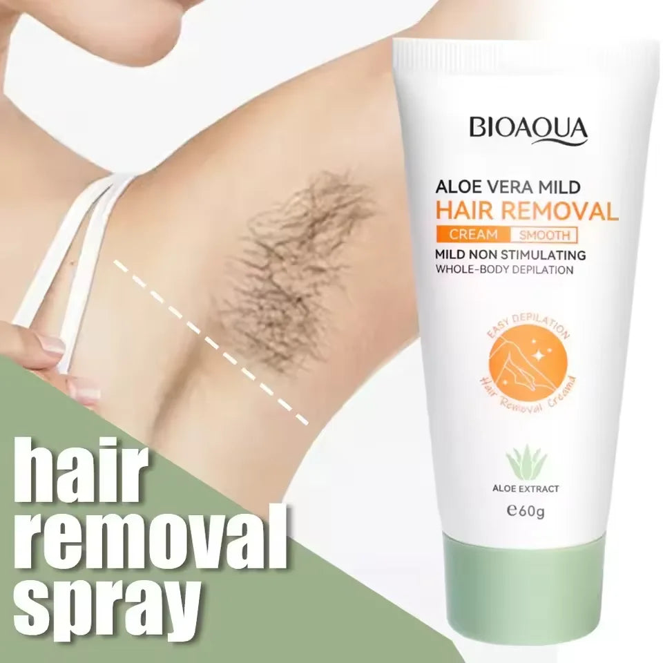 Painless Aloe Vera Hair Removal Cream for Smooth Skin - 3