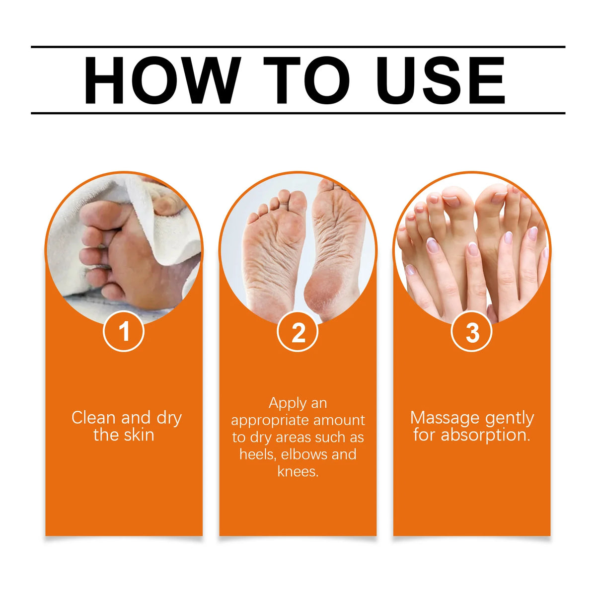 Honey Extract Moisturizing Heel Balm for Dry Cracked Skin Repair