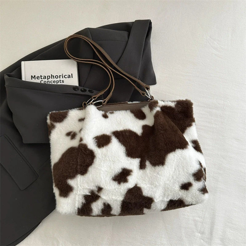 Luxury Plush Korean Shoulder Bag