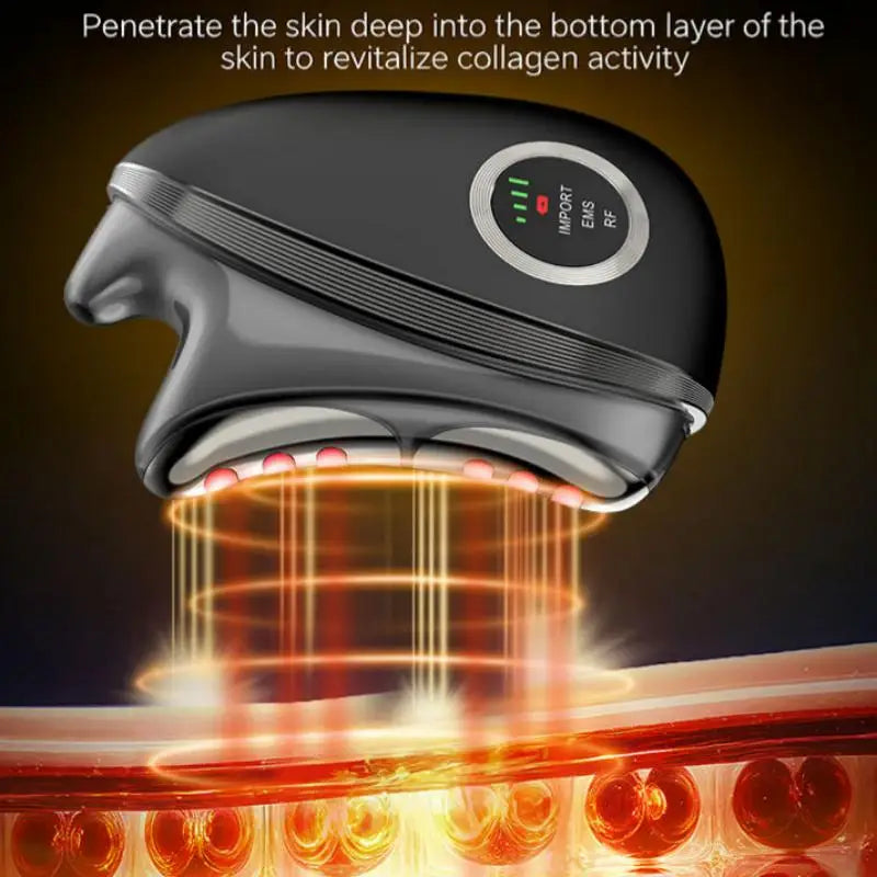 3-in-1 LED Microcurrent Facial & Neck Massager for Skin Tightening - 10