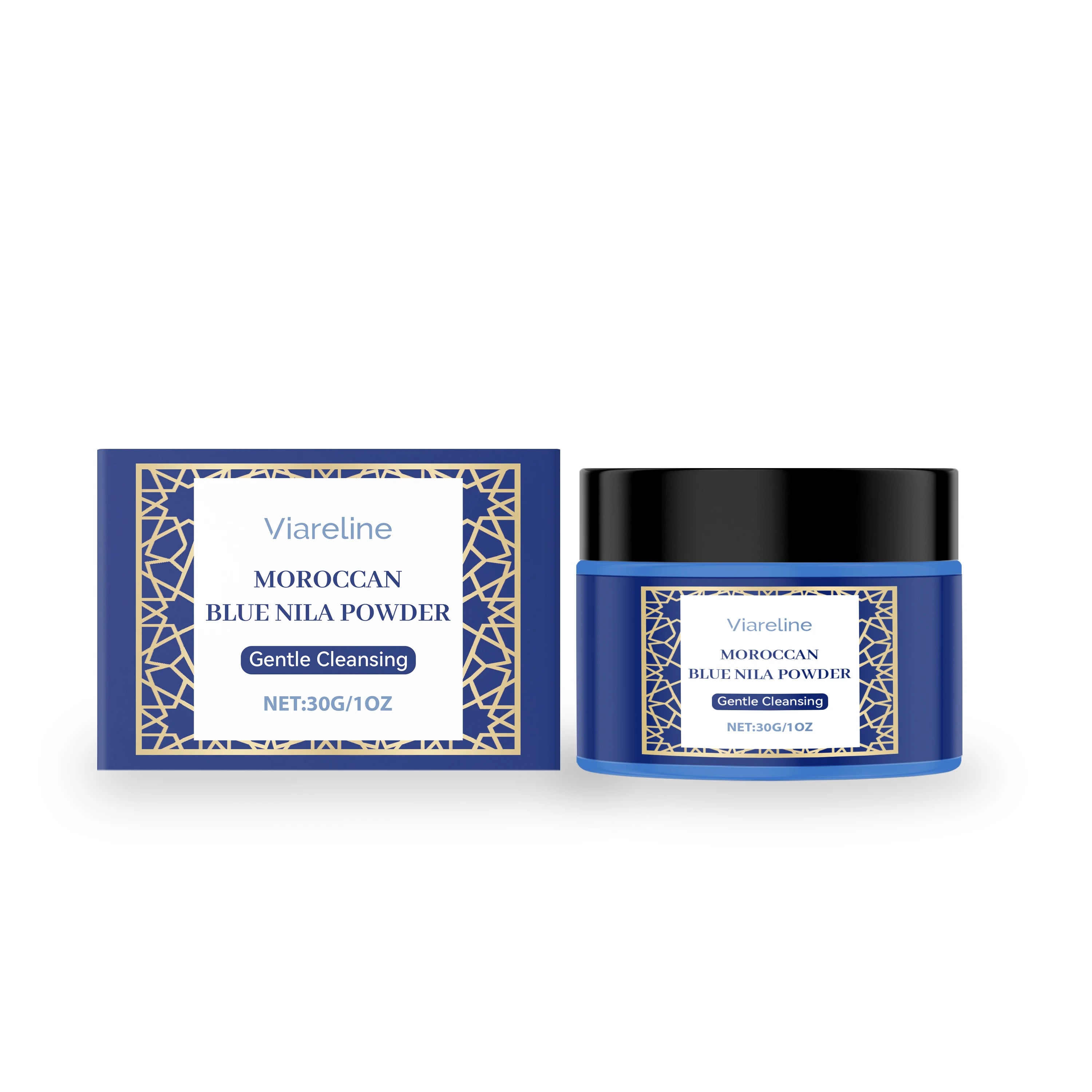 Moroccan Blue Nila Powder Face Mask – Brightening, Exfoliating & Deep Cleansing - 7