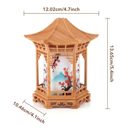 Portable USB Pavilion Ultrasonic Humidifier with Soothing Night Light