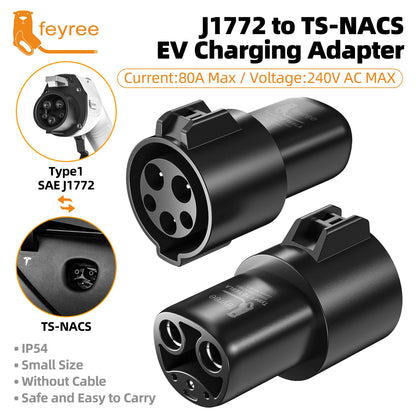J1772 to Tesla Adapter - Type 1 to NACS EV Charger Connector for Tesla