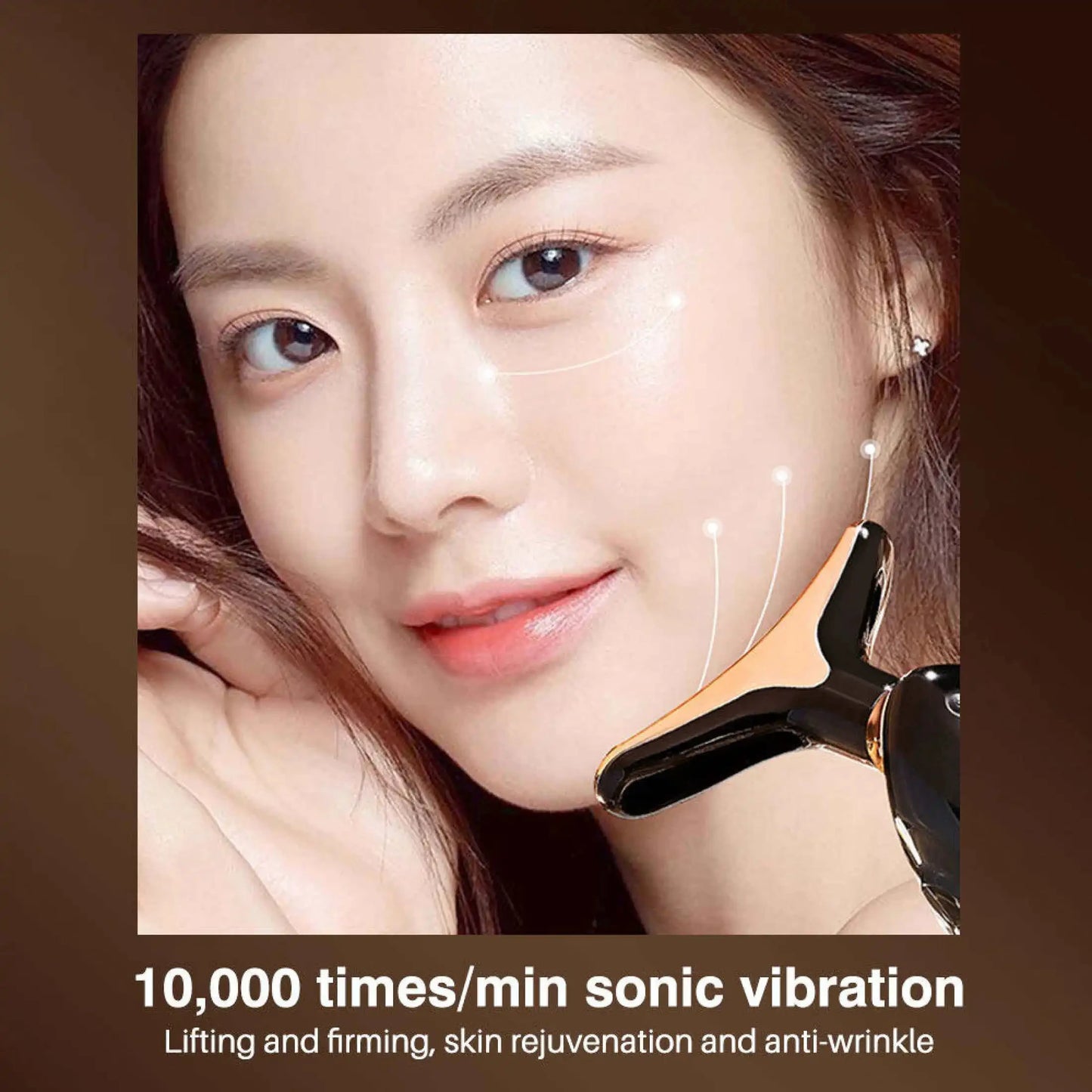 Microcurrent Facial Massager - Neck & Face Lift Wrinkle Reducer