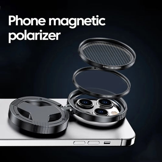 Magnetic 52mm CPL Filter for Phone Camera | MagSafe Compatible