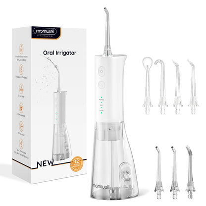 Portable Cordless Water Flosser - Rechargeable Oral Irrigator for Teeth Cleaning