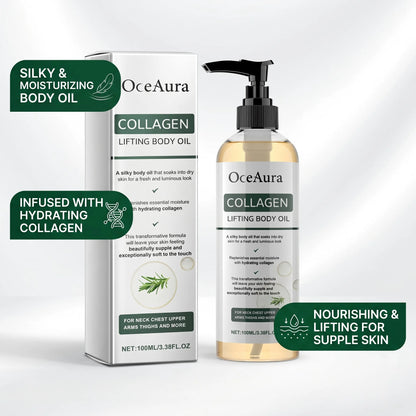 Collagen Body Firming Oil - Hydrating & Tightening Skin Care Treatment