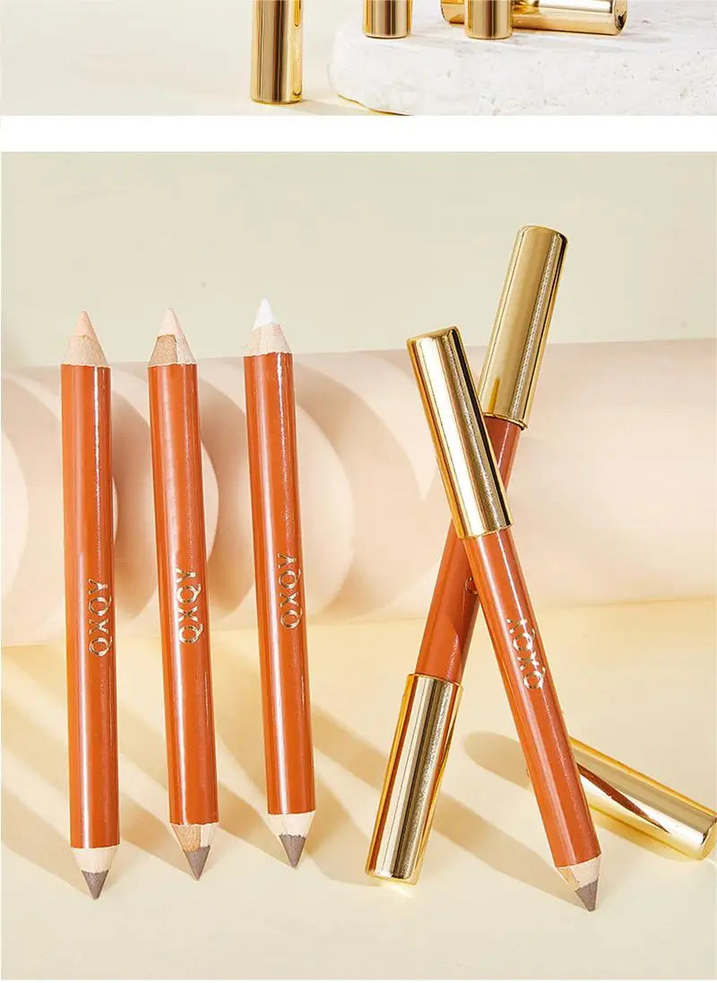 Double-Ended Contour & Highlighter Stick - Creamy Sculpting Makeup Pen - 18