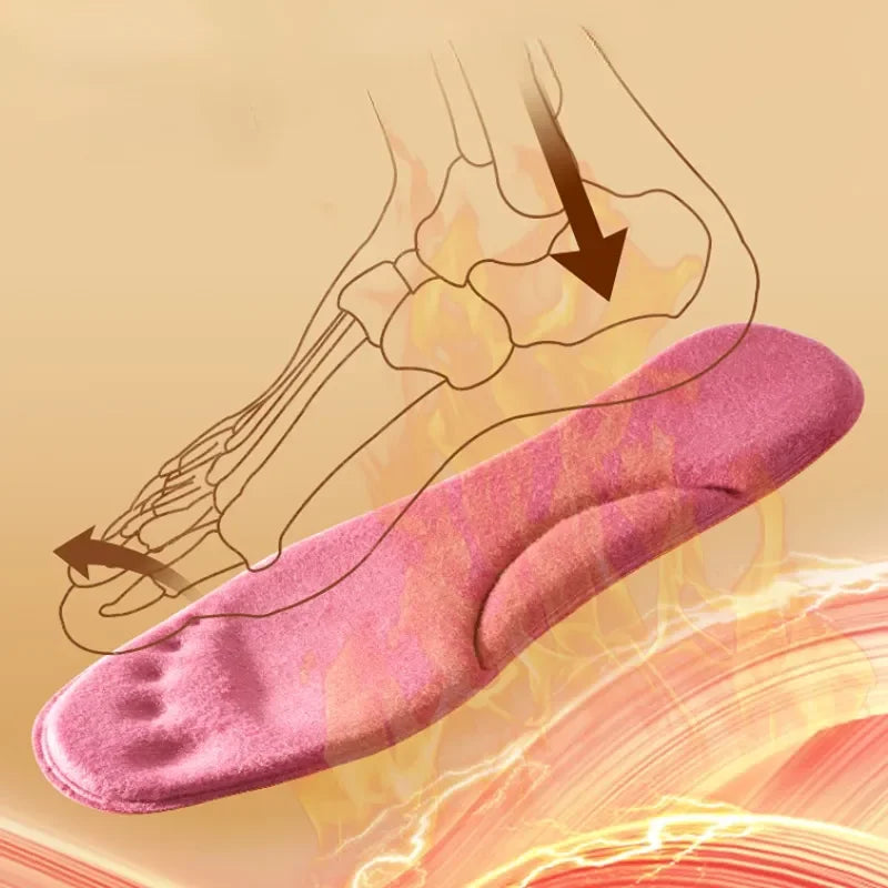4D Arch Support Orthopedic Insoles - Shock-Absorbing Thermal Shoe Inserts