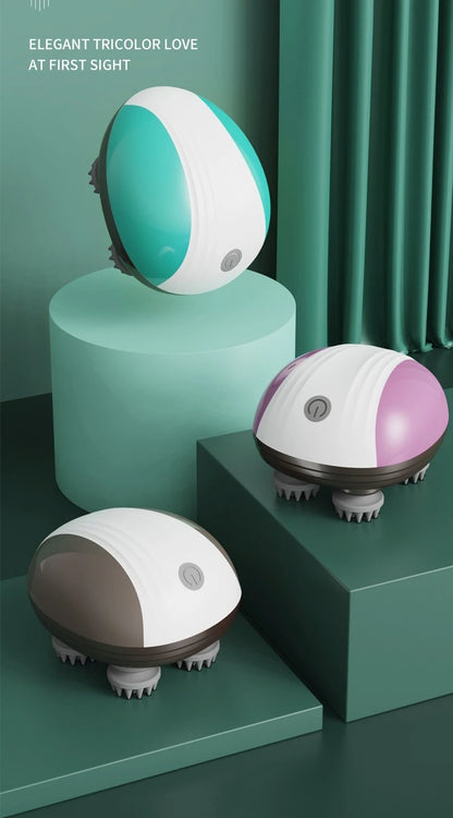Electric Pet & Human Scalp Massager - Deep Tissue Kneading Tool