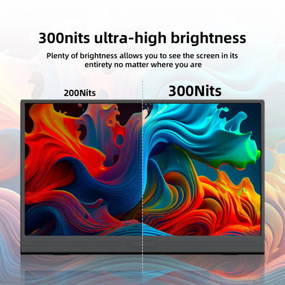 13-Inch 4K Portable Monitor - Ultra HD HDR Travel Display for Gaming & Work