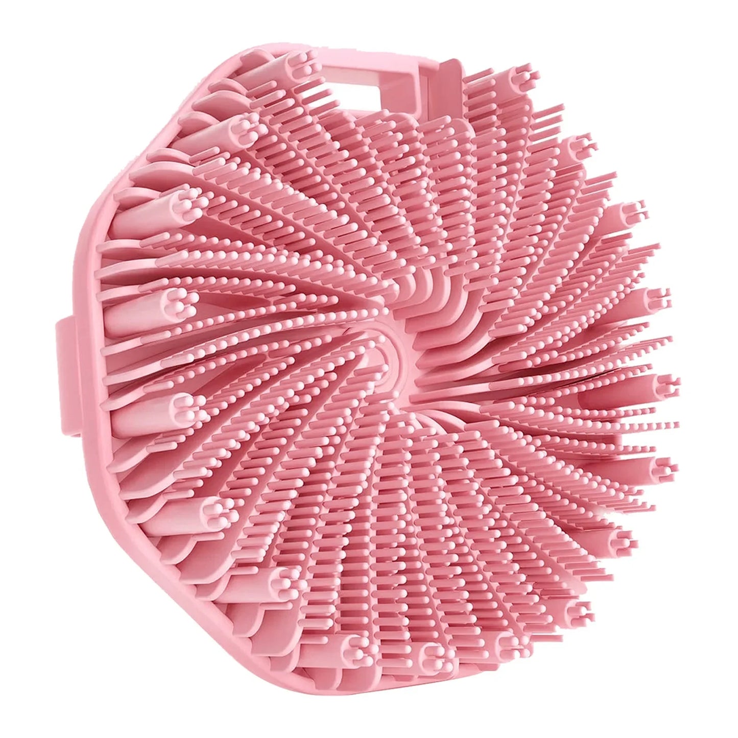 Silicone Body Scrubber & Exfoliating Shower Brush with Non-Slip Grip