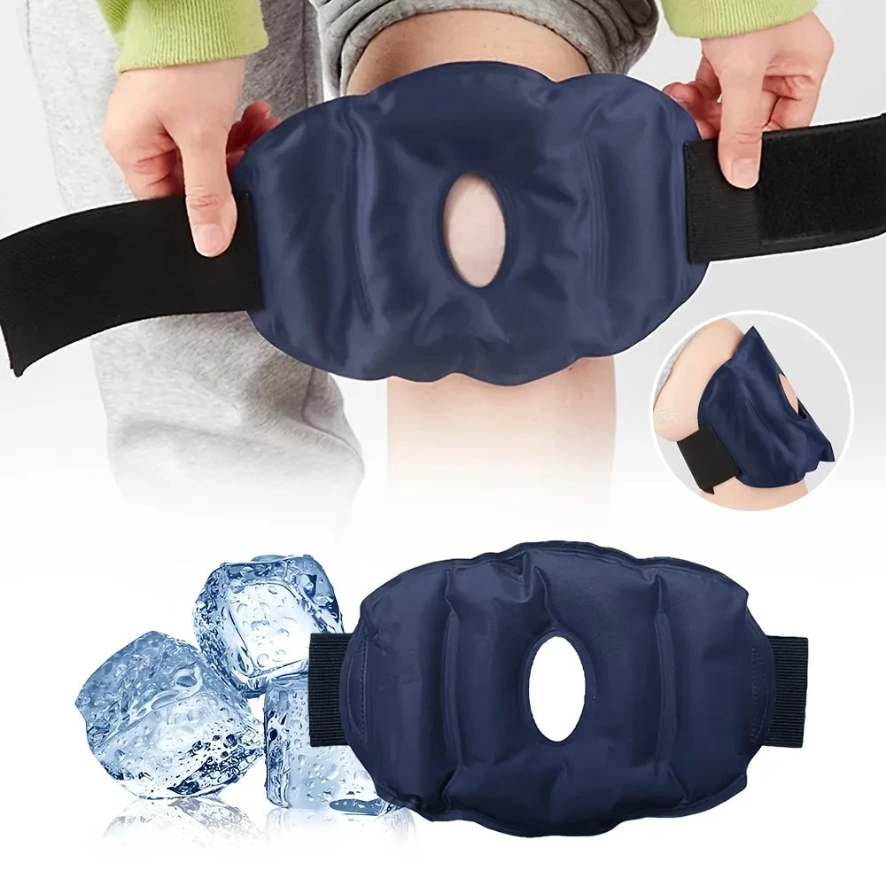 Flexible Gel Ice Pack Knee Sleeve for Hot & Cold Therapy