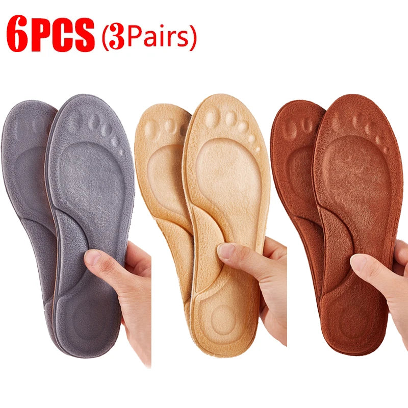 4D Arch Support Orthopedic Insoles - Shock-Absorbing Thermal Shoe Inserts