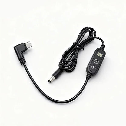USB-C to DC Fast Charging Power Boost Cable - 5V/9V/12V/15V/20V Adapter