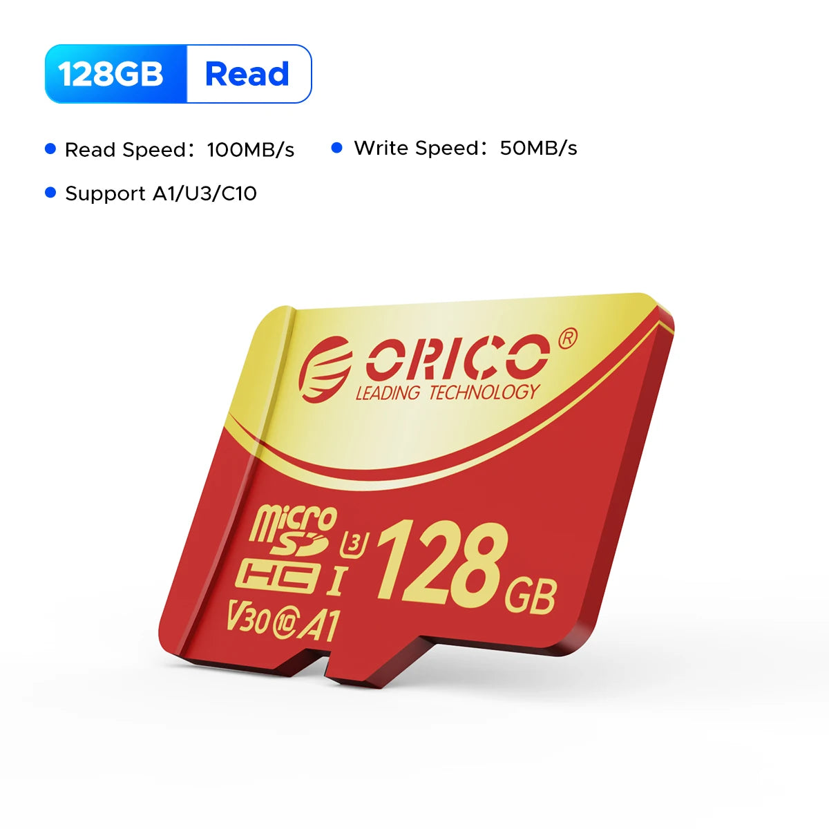 ORICO 256GB Micro SD Card - Ultra-Fast 4K UHD V30 Memory for Dash Cams & Drones - 18